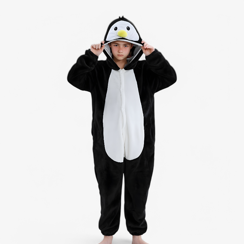 Cute Penguin Onesie for Kids – Cozy and Comfortable with Hood