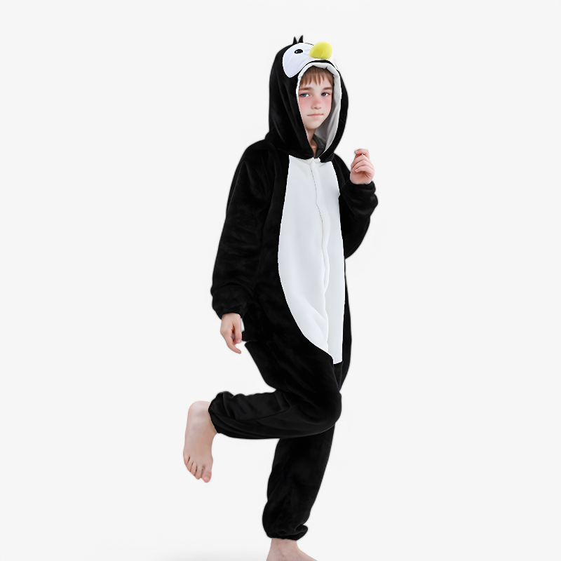 Cute Penguin Onesie for Kids – Cozy and Comfortable with Hood