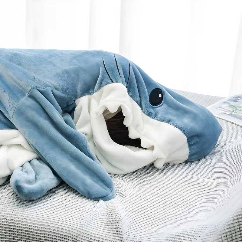Cute Shark Plush Onesie for Kids – Super Soft and Playful