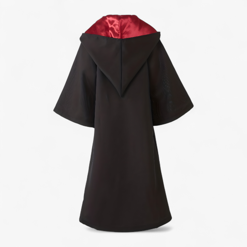 Zestaw kostiumu czarodzieja dla chłopców – zawiera pelerynę, kapelusz, różdżkę i okulary do magicznych przygód