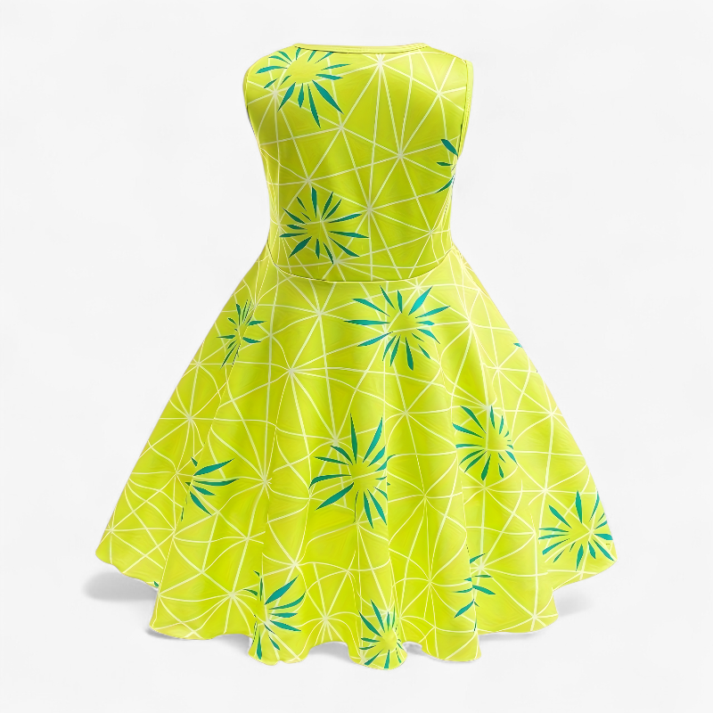 Vibrant Princess Costume for Children – Complete with Tiara, Magic Wand, and Jewelry