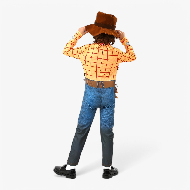 Cowboy Costume for Children – Includes Hat, Bandana, and Belt