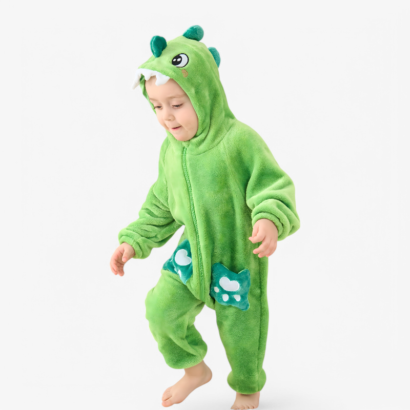 Dinosaur Onesie for Kids – Soft and Comfortable with Hood