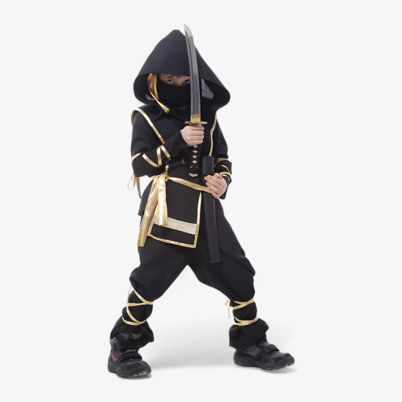 Ninja Costume for Kids – Includes Sword and Accessories