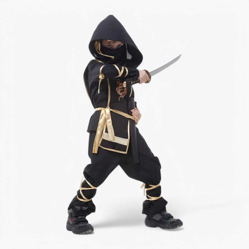 Ninja Costume for Kids – Includes Sword and Accessories