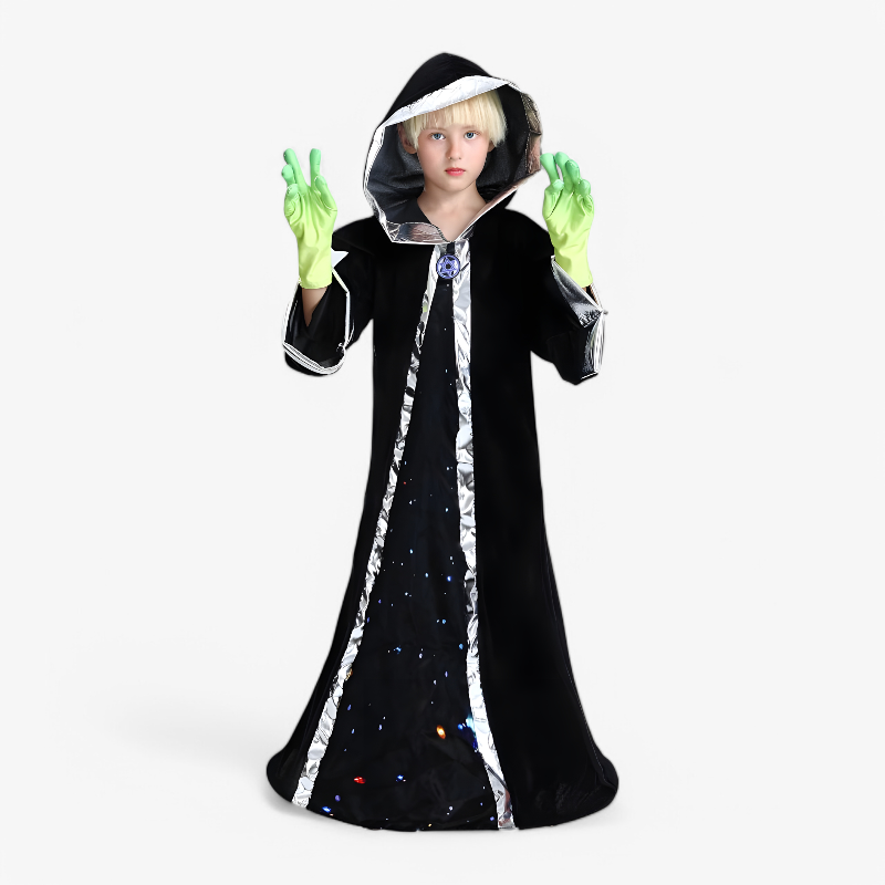 Alien Costume for Children – Includes Hood and Gloves