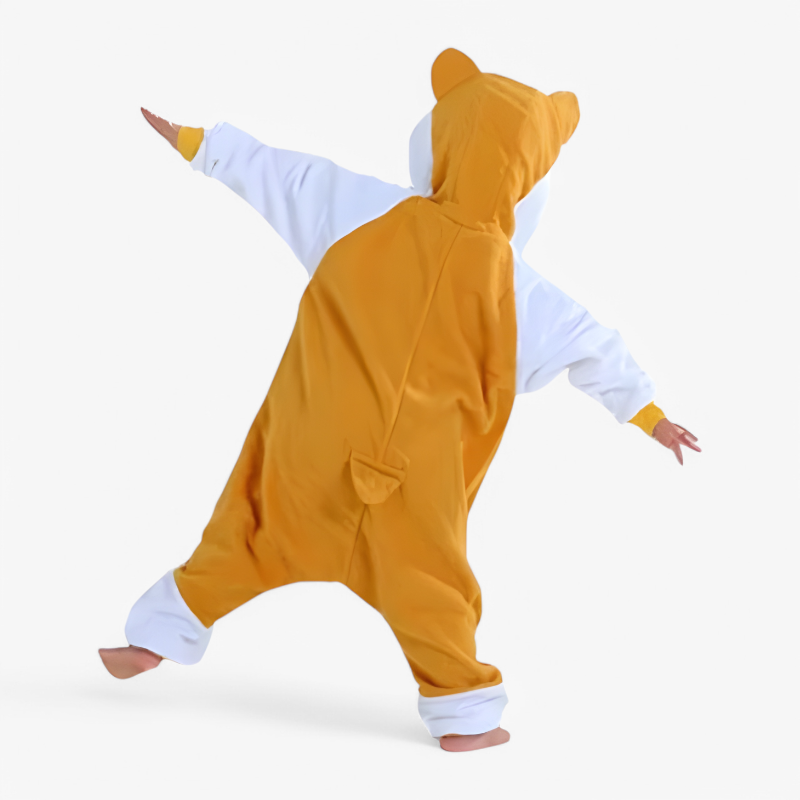 Hamster Onesie for Kids – Soft and Comfortable with Hood and Tail