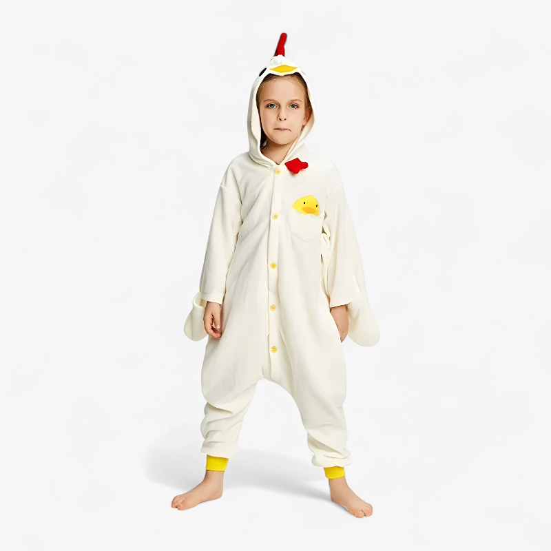 Chicken Onesie Costume for Kids – Comfortable, Soft, and Cute