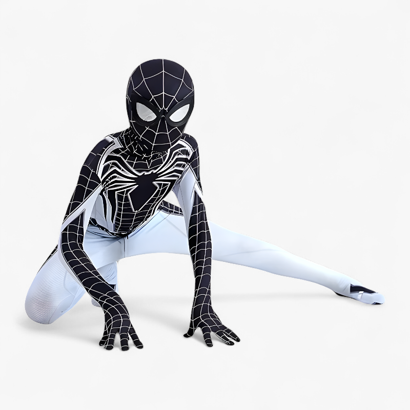 Spiderboy Costume – Superhero Jumpsuit for Kids