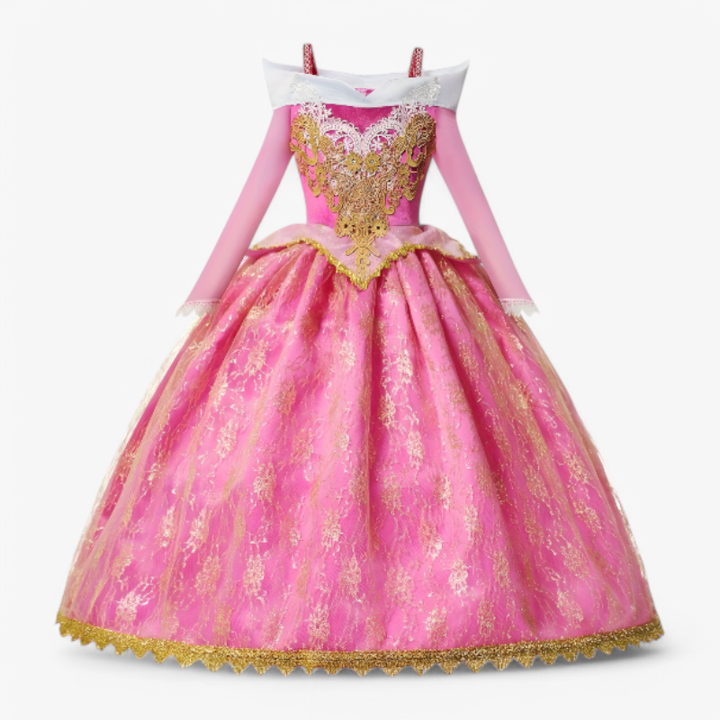 Enchanting Princess Costume for Children – Complete with Tiara and Scepter