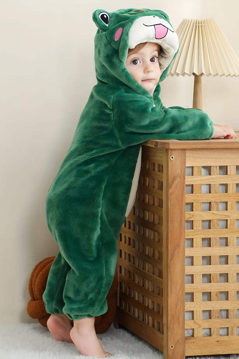 Cute Frog Onesie for Kids – Comfortable and Playful Outfit for Adventures