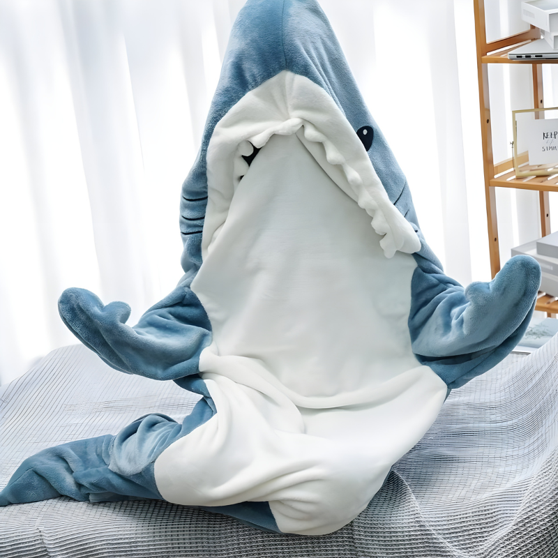 Cute Shark Plush Onesie for Kids – Super Soft and Playful