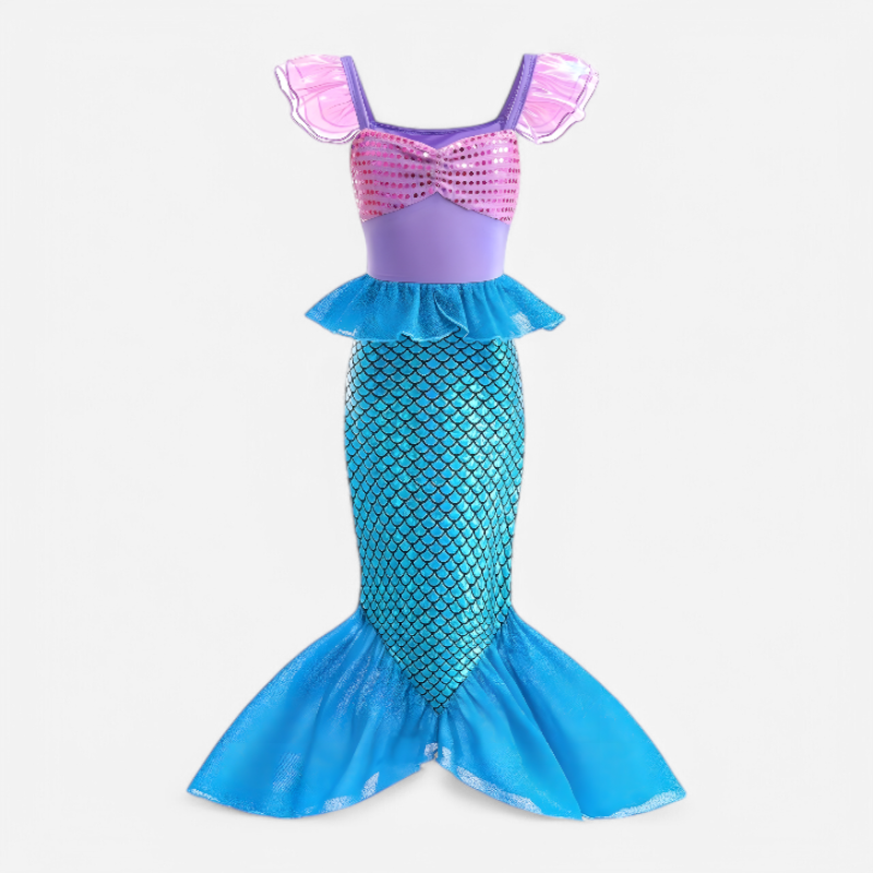 Sparkling Mermaid Outfit for Kids – Enchanting Look for Adventurous Girls