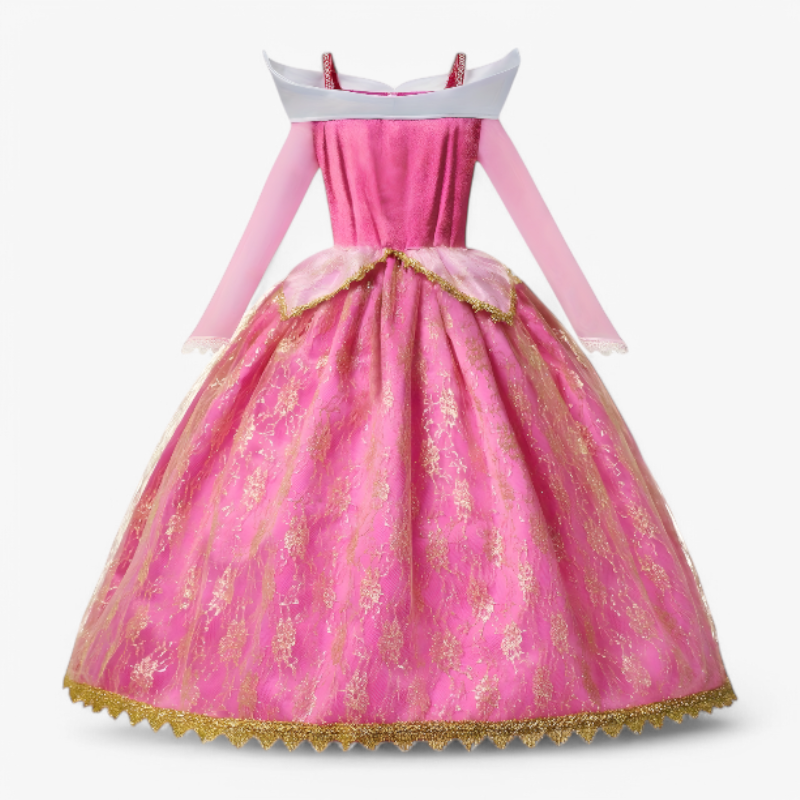 Enchanting Princess Costume for Children – Complete with Tiara and Scepter