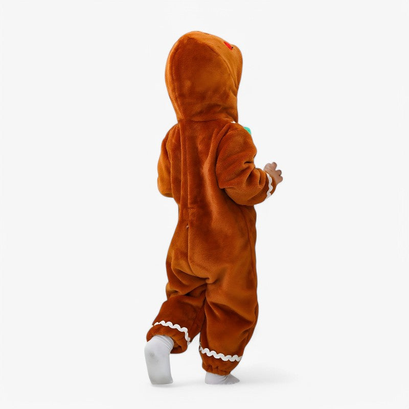 Gingerbread Man Kids Onesie – Cozy and Cute for Winter