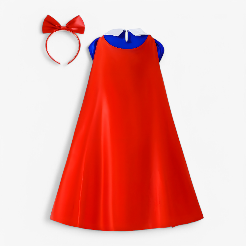 Snow White Princess Outfit for Girls – Includes Crown and Accessories