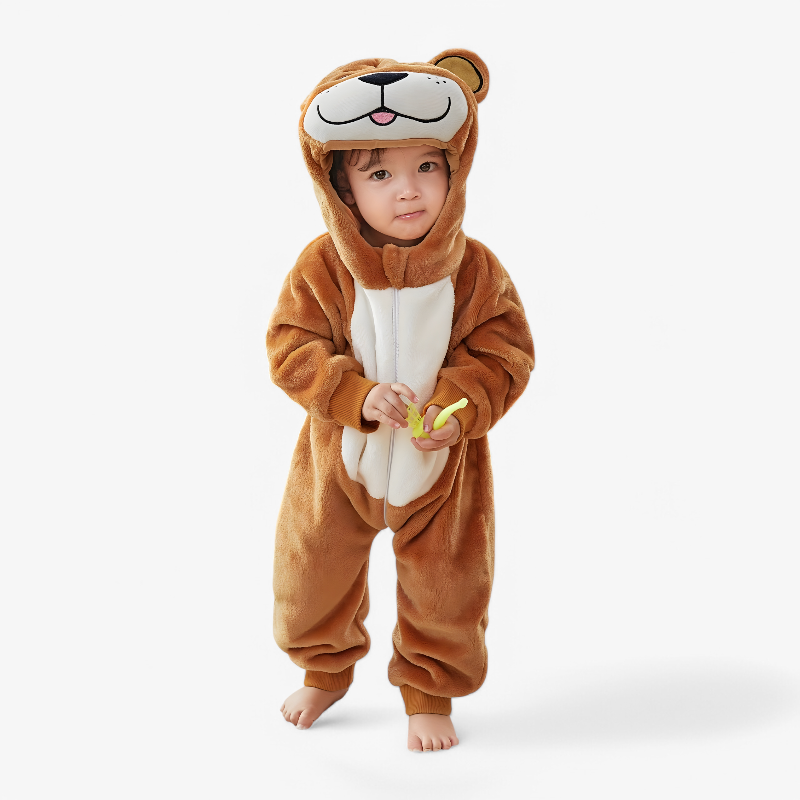 Cute Bear Onesie for Kids – Comfortable and Playful Outfit for Adventures