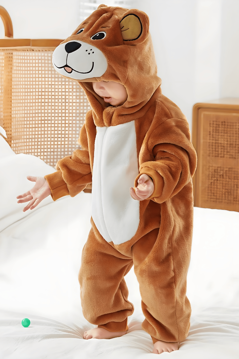 Cute Bear Onesie for Kids – Comfortable and Playful Outfit for Adventures