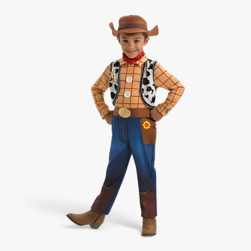 Cowboy Costume for Kids – Includes Hat, Bandana, and Accessories