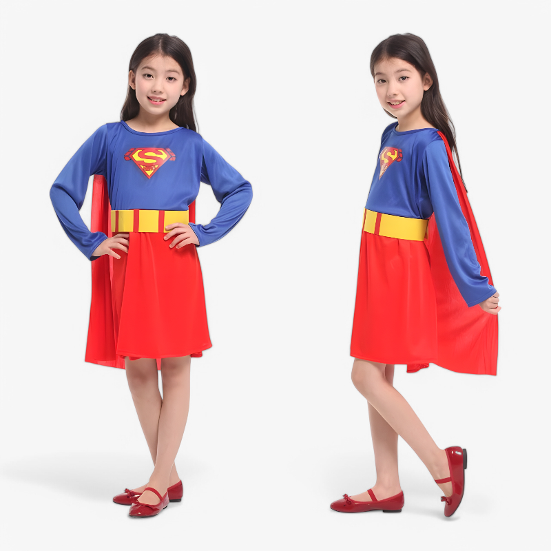Superman Costume for Kids – Includes Cape and Sash