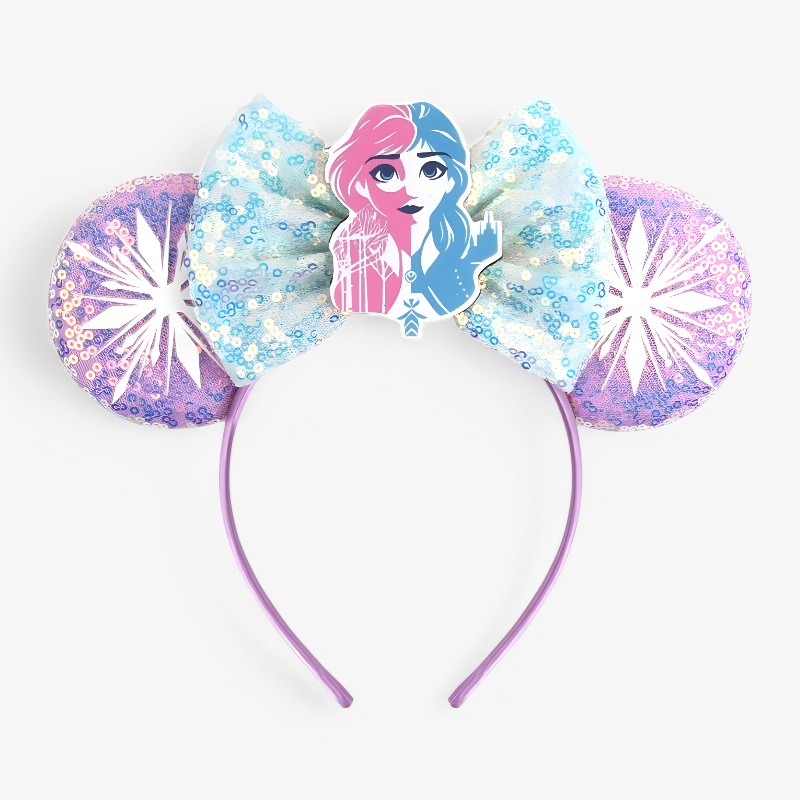 Frozen Hair Accessories Set for Children – Featuring Elsa, Anna, and Olaf Design