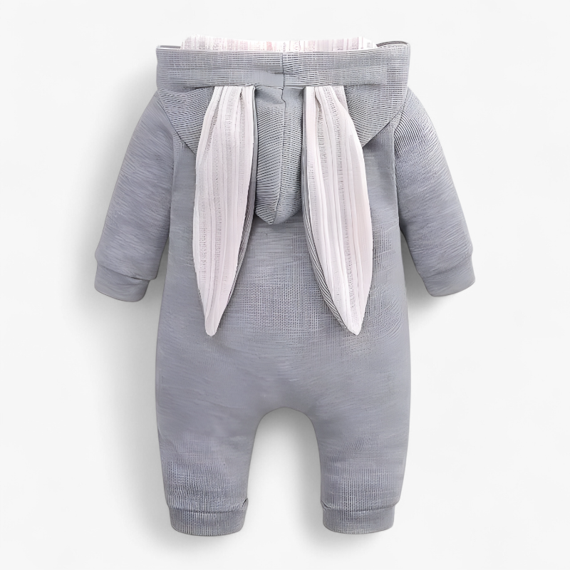 Bunny Onesie for Babies – Soft and Cute with Ears and Zipper