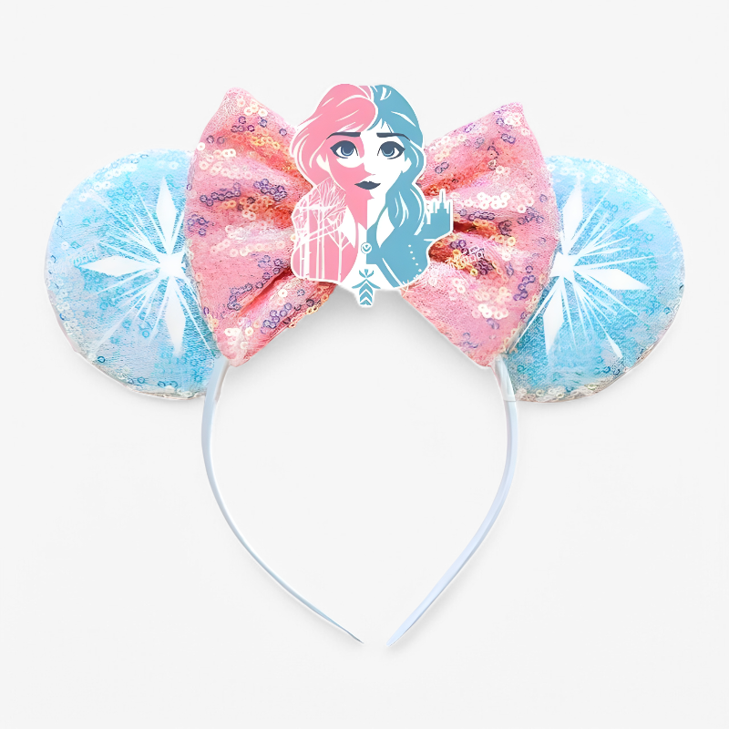 Frozen Hair Accessories Set for Children – Featuring Elsa, Anna, and Olaf Design