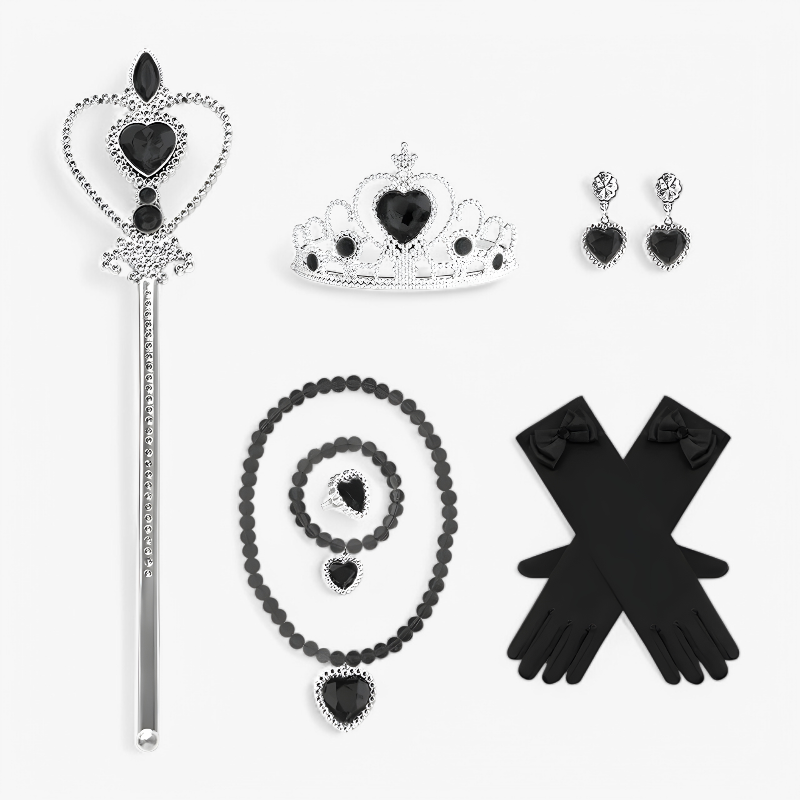 Vampirprinzessin-Kostüm für Kinder – Gothic-Kleid mit Accessoires