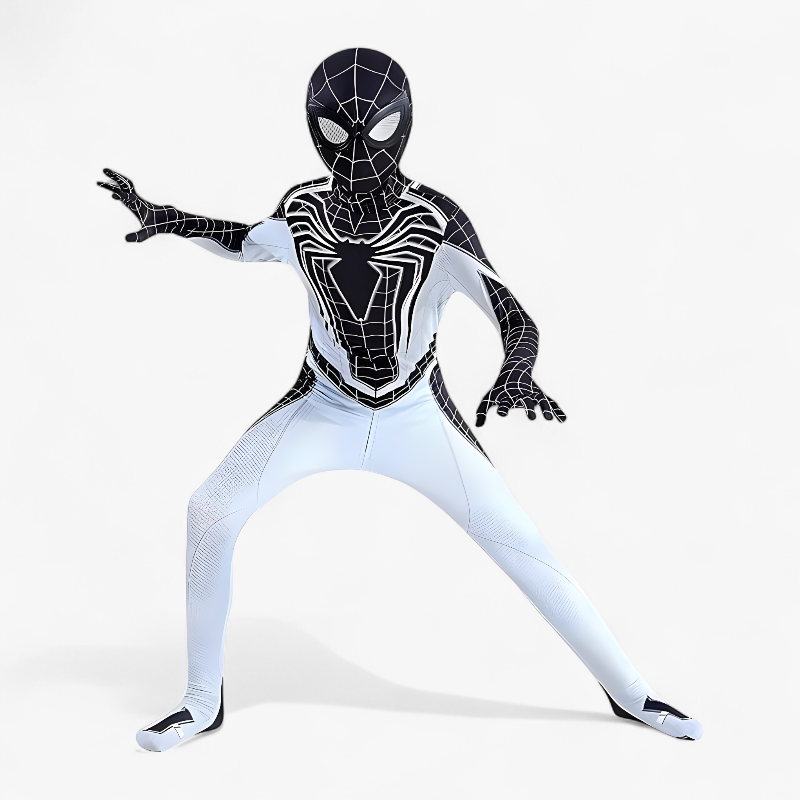 Spiderboy Costume – Superhero Jumpsuit for Kids