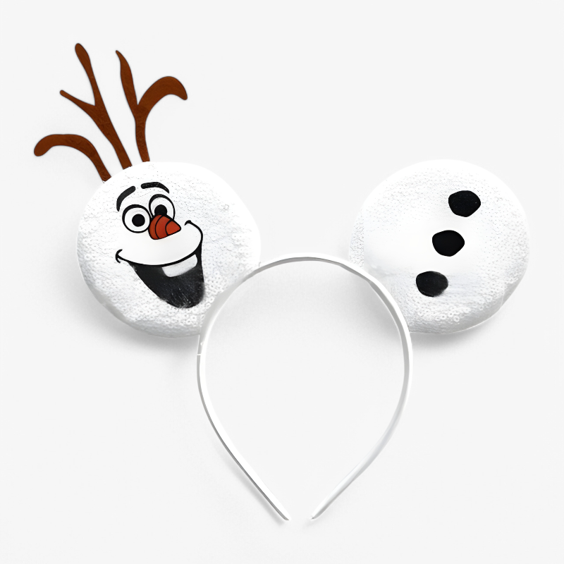 Frozen Hair Accessories Set for Children – Featuring Elsa, Anna, and Olaf Design