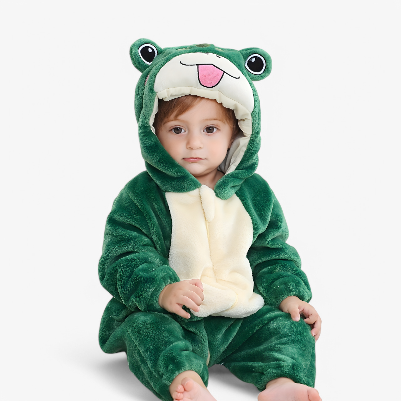Cute Frog Onesie for Kids – Comfortable and Playful Outfit for Adventures