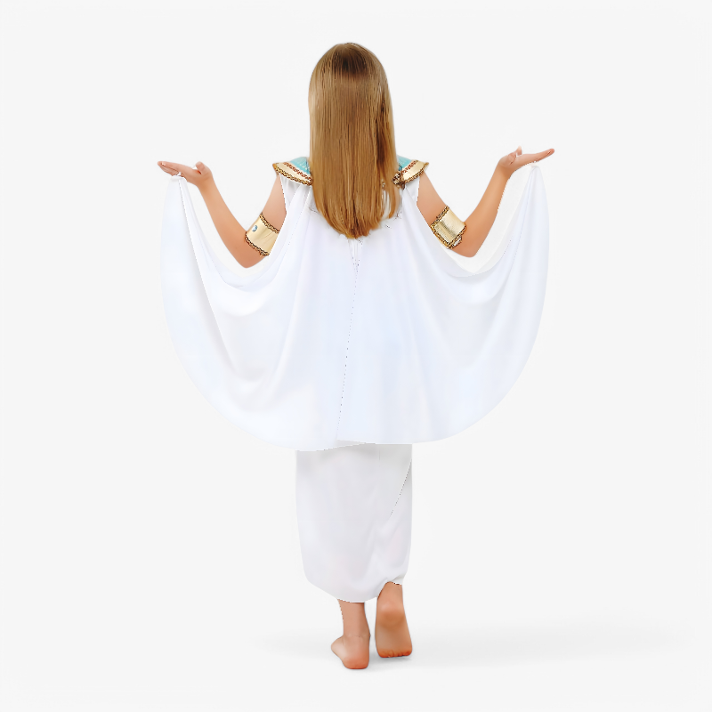 Brave Egyptian Princess Outfit for Girls – Complete Set with Dress, Headband, and Accessories