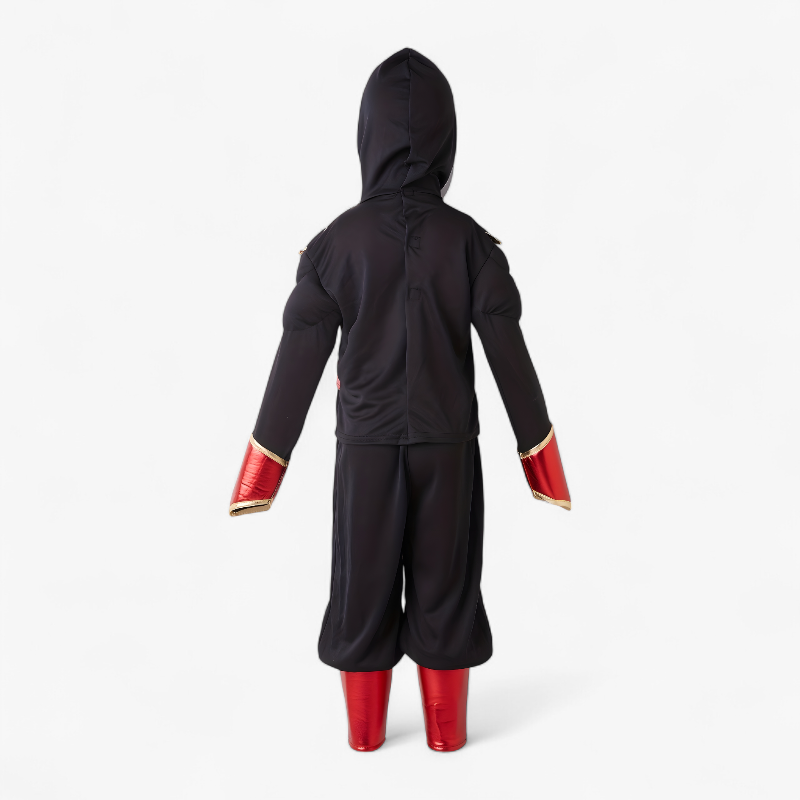 Ninja Costume for Kids – Includes Mask, Sword, and Golden Details