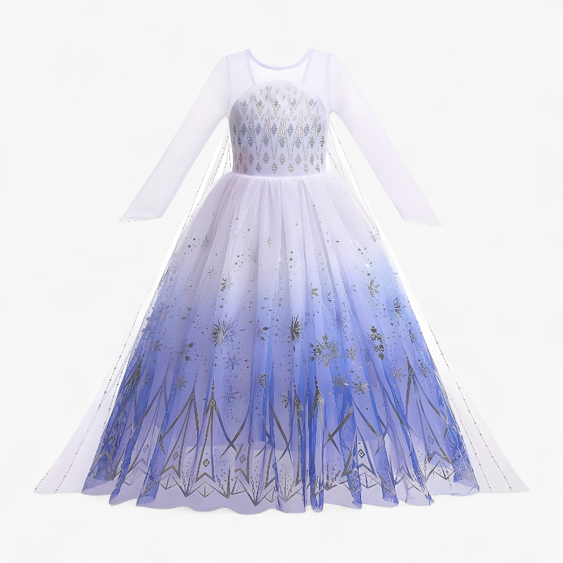 Sparkling Princess Costume for Girls – Includes Tiara, Wand, and Gloves