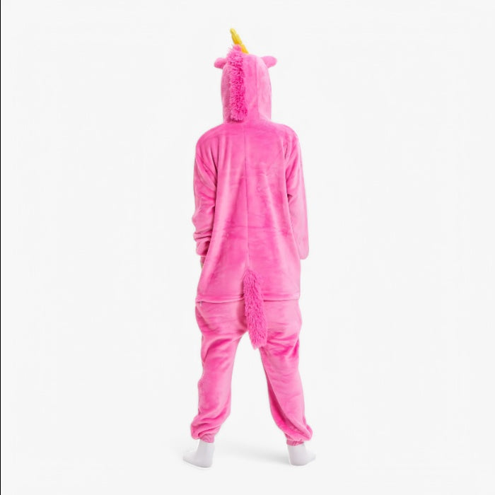 Einhorn-Einteiler für Kinder – Weich und bequem mit Kapuze und Schwanz